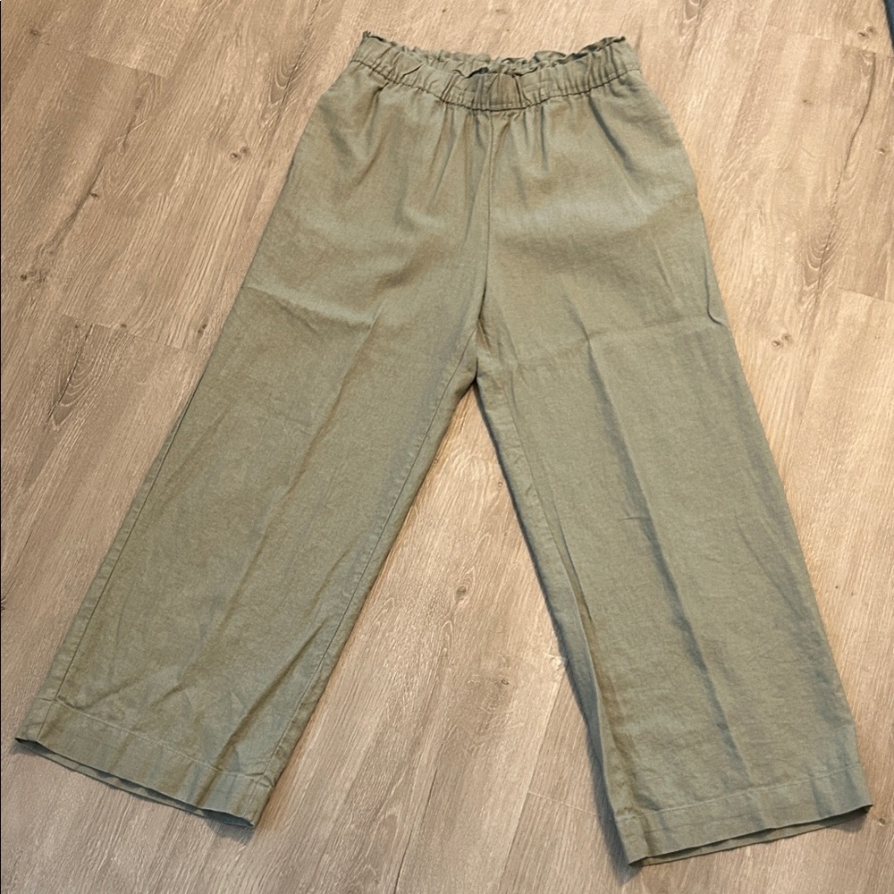 Love Tree Olive Green Relaxed Pants